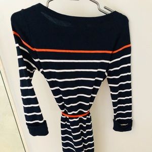 Lauren By Ralph Lauren Navy Blue Dress with belt